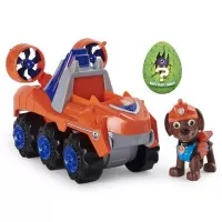 Set vehicul cu catelus Zuma si figurina Dino surpriza Patrula Catelusilor