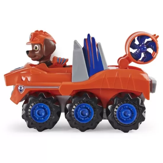 Set vehicul cu catelus Zuma si figurina Dino surpriza Patrula Catelusilor Set vehicul cu catelus Zuma si figurina Dino surpriza Patrula Catelusilor