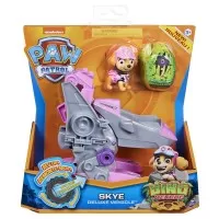 Set vehicul cu catelusa Skye si figurina dino surpriza Patrula Catelusilor 