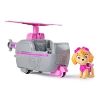 Set vehicul de baza elicopter si figurina Skye Patrula Catelusilor 