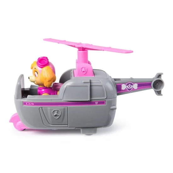 Set vehicul de baza elicopter si figurina Skye Patrula Catelusilor Set vehicul de baza elicopter si figurina Skye Patrula Catelusilor