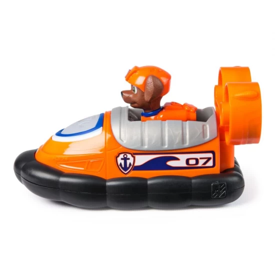 Set vehicul de baza hovercraft si figurina Zuma Patrula Catelusilor 