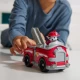 Set vehicul de baza masina de pompieri si figurina Marshall Patrula Catelusilor Set vehicul de baza masina de pompieri si figurina Marshall Patrula Catelusilor