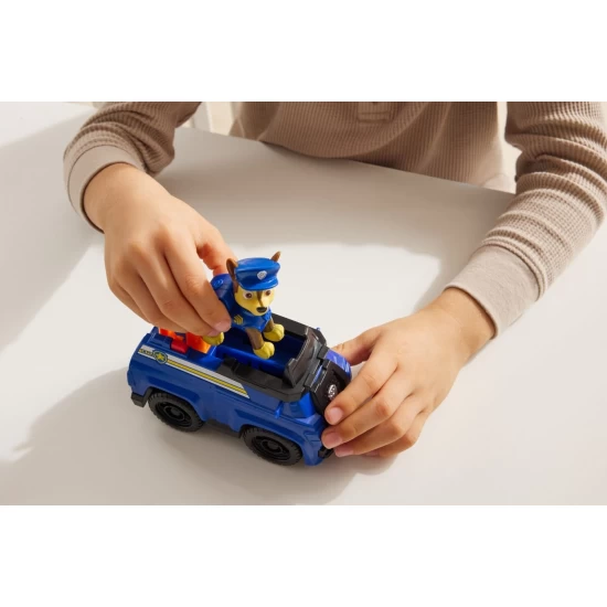 Set vehicul de baza Patrol Cruiser si figurina Chase Patrula Catelusilor