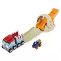 Set pista de salvare a dinozaurului T-Rex Chase Patrula Catelusilor