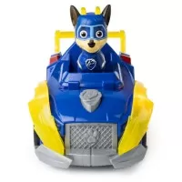 Set figurina Chase si masina de politie cu lumini si sunete Patrula Catelusilor 