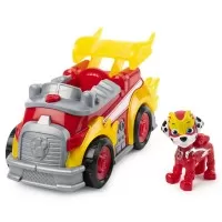 Set figurina Chase si masina de pompieri cu lumini si sunete Patrula Catelusilor 