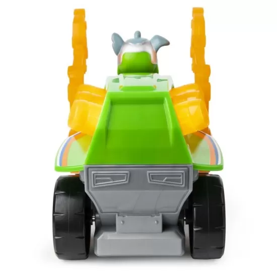 Set figurina Rocky si masina cu lumini si sunete Patrula Catelusilor Set figurina Rocky si masina cu lumini si sunete Patrula Catelusilor
