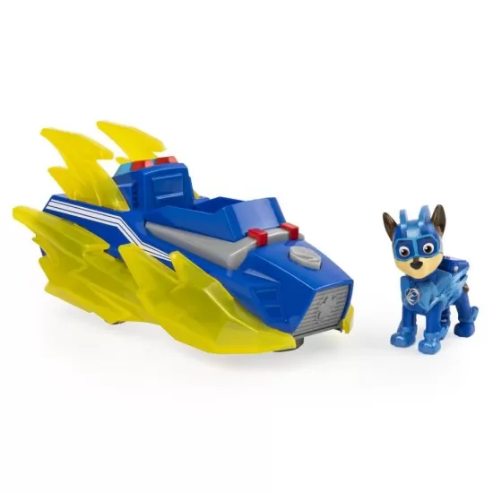 Vehicul cu figurina Chase Patrula Catelusilor cu sunete si lumini Vehicul cu figurina Chase Patrula Catelusilor cu sunete si lumini