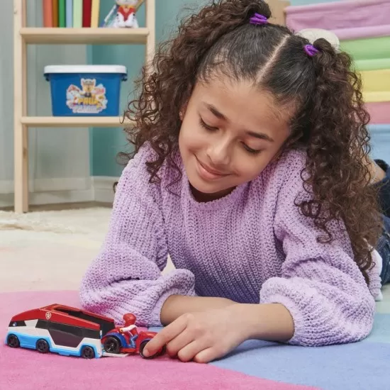 Vehicul de patrulare cu figurina metalica Patrula Catelusilor Vehicul de patrulare cu figurina metalica Patrula Catelusilor