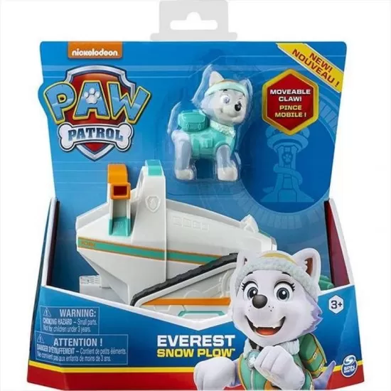 Vehicul cu figurina catelus Everest Patrula Catelusilor Vehicul cu figurina catelus Everest Patrula Catelusilor