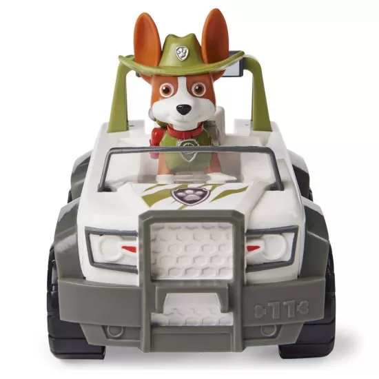 Vehicul cu figurina catelus Tracker Patrula Catelusilor Vehicul cu figurina catelus Tracker Patrula Catelusilor