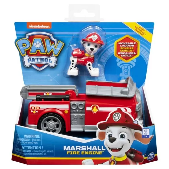 Vehicul cu figurina Marshall Patrula Catelusilor Vehicul cu figurina Marshall Patrula Catelusilor