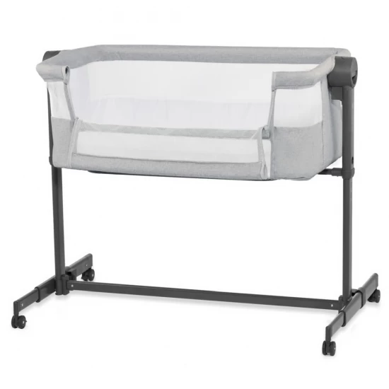 Patut Co-Sleeper Kinderkraft Neste Up 2 gri deschis Patut Co-Sleeper Kinderkraft Neste Up 2 gri deschis