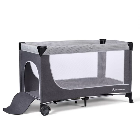 Patut de calatorie Kinderkraft Leody cu accesorii Grey