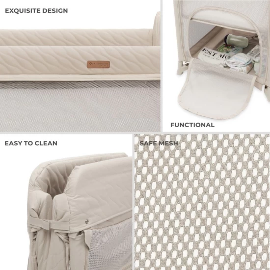 Patut de calatorie Kinderkraft Moon Dream Beige Patut de calatorie Kinderkraft Moon Dream Beige