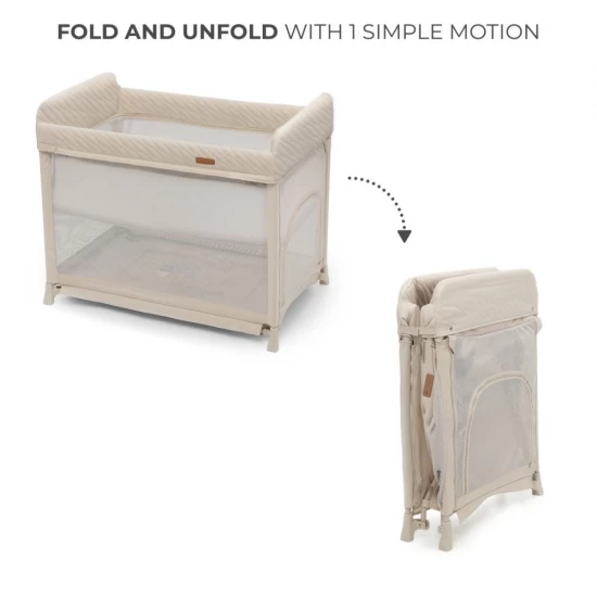 Patut de calatorie Kinderkraft Moon Dream Beige Patut de calatorie Kinderkraft Moon Dream Beige