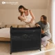 Patut de calatorie Kinderkraft Moon Dream Black Patut de calatorie Kinderkraft Moon Dream Black