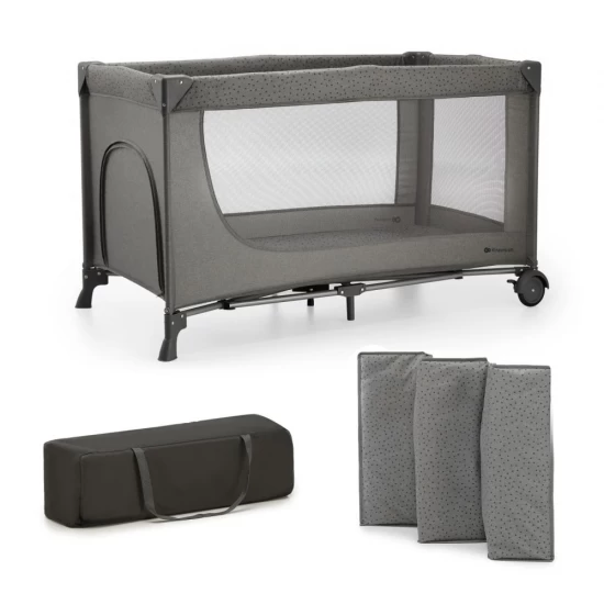 Patut Travel Kinderkraft Joy 2 cu geanta transport Dark Grey Patut Travel Kinderkraft Joy 2 cu geanta transport Dark Grey