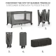Patut Travel Kinderkraft Joy 2 cu geanta transport Dark Grey Patut Travel Kinderkraft Joy 2 cu geanta transport Dark Grey
