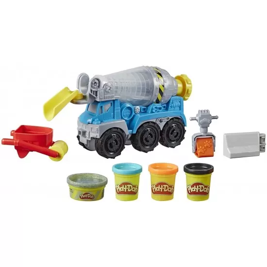 Set creativ Play-Doh - Constructii cu betoniera si accesorii