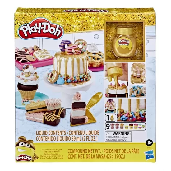 Set Play-Doh - Deserturi cu tematica aurie Set Play-Doh - Deserturi cu tematica aurie