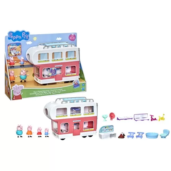 Masina pe roti a familiei Peppa Pig Masina pe roti a familiei Peppa Pig