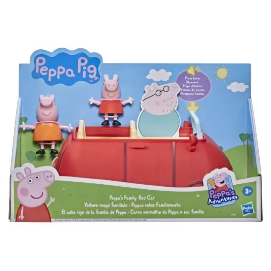 Masina rosie a familiei Peppa Pig Masina rosie a familiei Peppa Pig