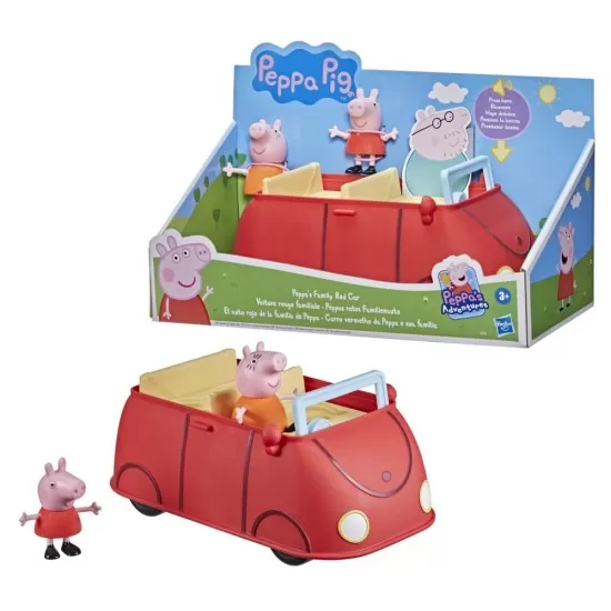 Masina rosie a familiei Peppa Pig Masina rosie a familiei Peppa Pig