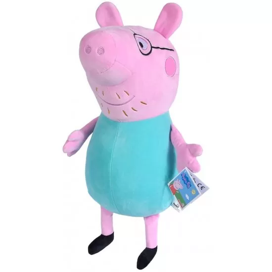 Jucarie plus Peppa Pig Tata Wutz 37 cm Jucarie plus Peppa Pig Tata Wutz 37 cm