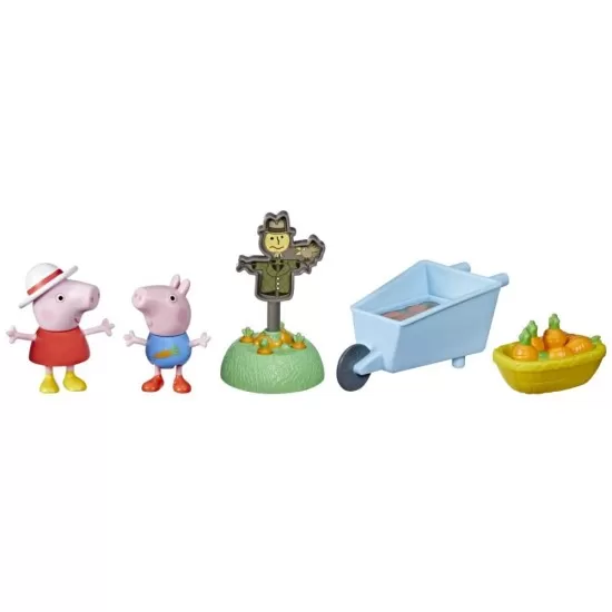 Set figurine Peppa Pig - Aventura din gradina Peppei Set figurine Peppa Pig - Aventura din gradina Peppei