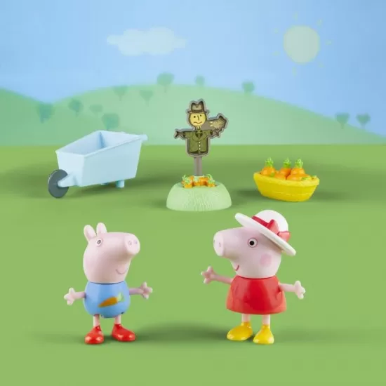 Set figurine Peppa Pig - Aventura din gradina Peppei Set figurine Peppa Pig - Aventura din gradina Peppei