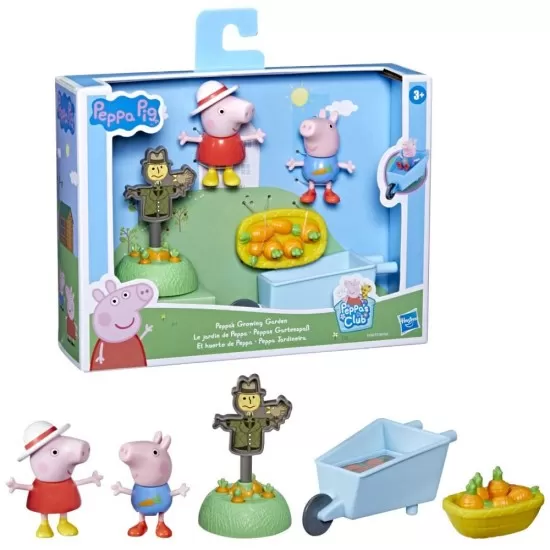 Set figurine Peppa Pig - Aventura din gradina Peppei Set figurine Peppa Pig - Aventura din gradina Peppei