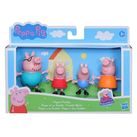 Set 4 figurine Peppa Pig - Familia Pig