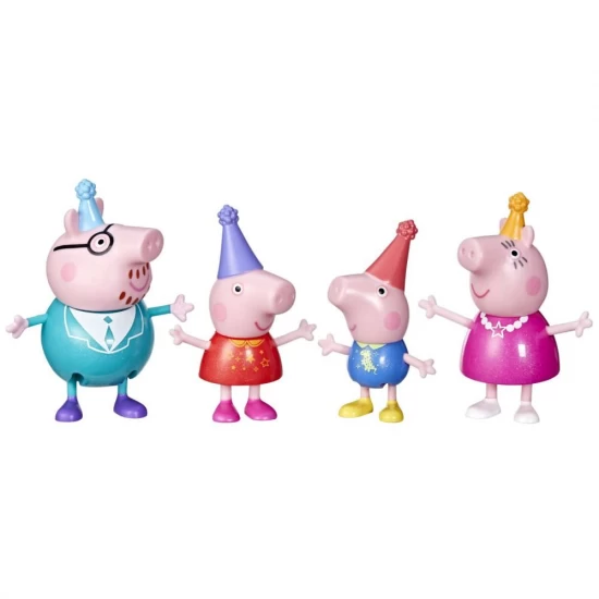 Set figurine Peppa Pig - Petrecere in familia Pig