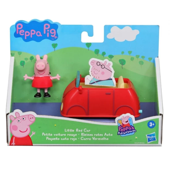 Set de joaca Peppa Pig - Vehicul cu figurina masina rosie Set de joaca Peppa Pig - Vehicul cu figurina masina rosie