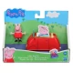 Set de joaca Peppa Pig - Vehicul cu figurina masina rosie Set de joaca Peppa Pig - Vehicul cu figurina masina rosie