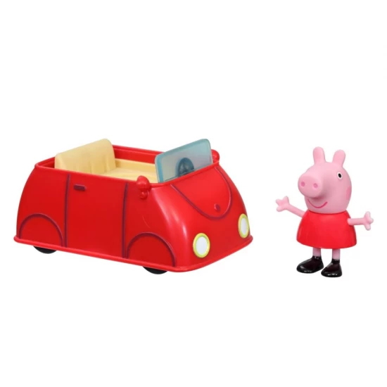 Set de joaca Peppa Pig - Vehicul cu figurina masina rosie Set de joaca Peppa Pig - Vehicul cu figurina masina rosie