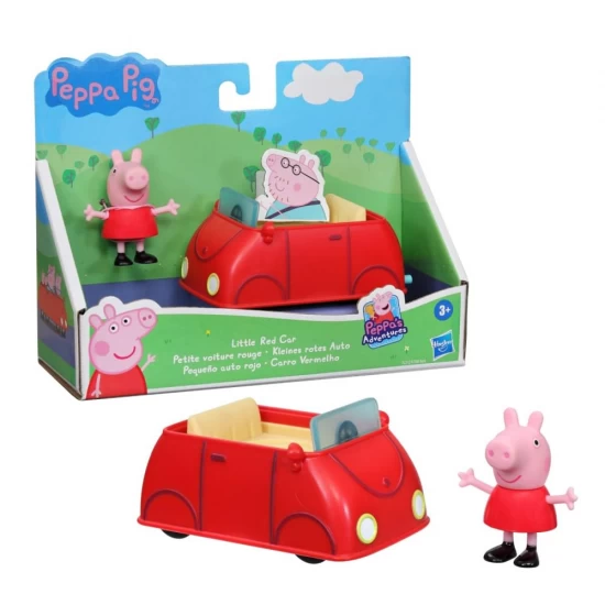 Set de joaca Peppa Pig - Vehicul cu figurina masina rosie Set de joaca Peppa Pig - Vehicul cu figurina masina rosie
