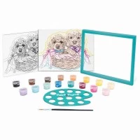 Set pictura catelusi in cosulet Paint and Frame