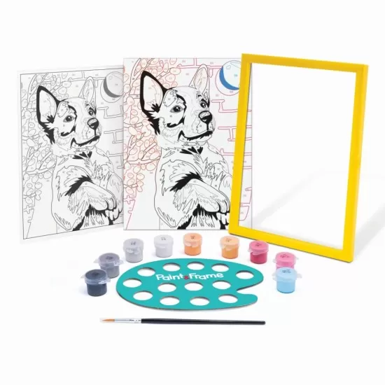 Set AS Picteaza si inrameaza - Husky jucaus Set AS Picteaza si inrameaza - Husky jucaus