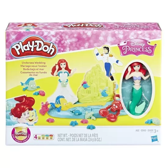 Set creativ Play-Doh Ariel nunta in mare Set creativ Play-Doh Ariel nunta in mare