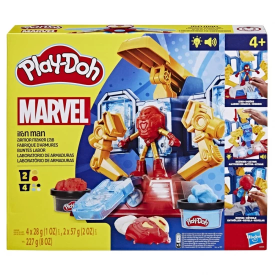 Set creativ Play-Doh Iron Man Laboratorul de armura