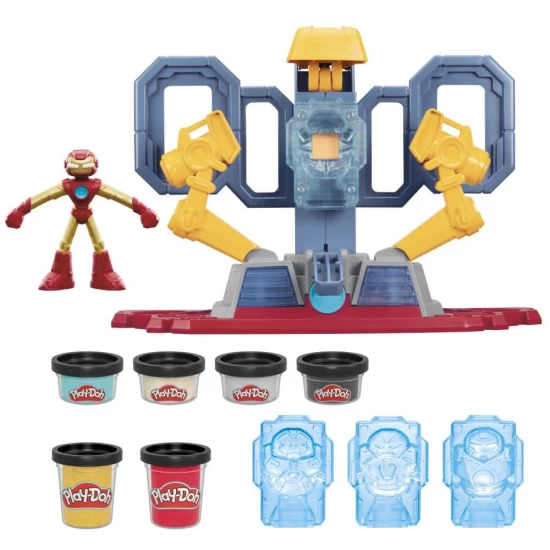 Set creativ Play-Doh Iron Man Laboratorul de armura