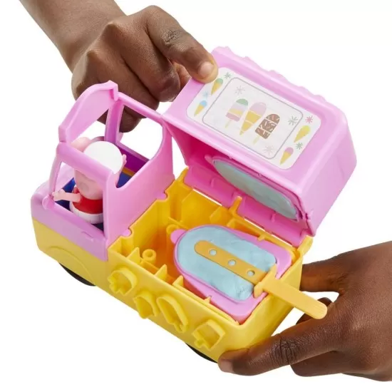 Set creativ Play-Doh Peppa Pig si masina de inghetata Set creativ Play-Doh Peppa Pig si masina de inghetata