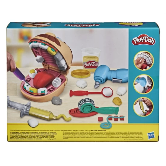 Set Play-Doh - Dentistul cu accesorii si dinti colorati
