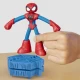 Set creativ Play-Doh cu 2 figurine Spiderman cu lansator si sulita