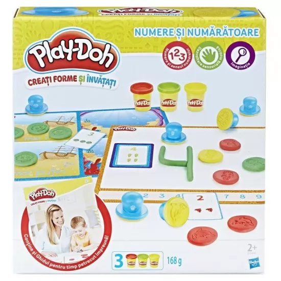 Set creativ Play-Doh Numere si numaratoare Set creativ Play-Doh Numere si numaratoare