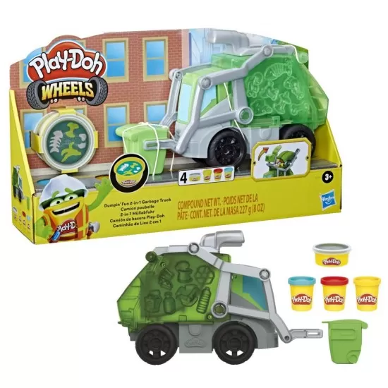Set creativ Play-Doh - Camion gunoi 2 in 1 Set creativ Play-Doh - Camion gunoi 2 in 1