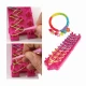 Set creativ cu 800 elastice, gherghef pentru impletit si 15 accesorii Plexi Flexi Set creativ cu 800 elastice, gherghef pentru impletit si 15 accesorii Plexi Flexi